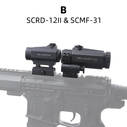 Vector Optics Maverick Gen3 1x22 Rubber Cover Red Dot Sight Scope Airsoft-6