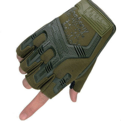 Tactical Military Gloves Half Finger Paintball Airsoft  Gloves Protective Gear-8