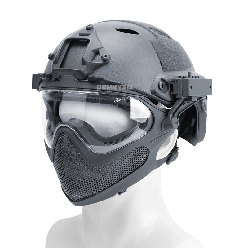 Tactical Helmet Military Game Cs Airsoft-8
