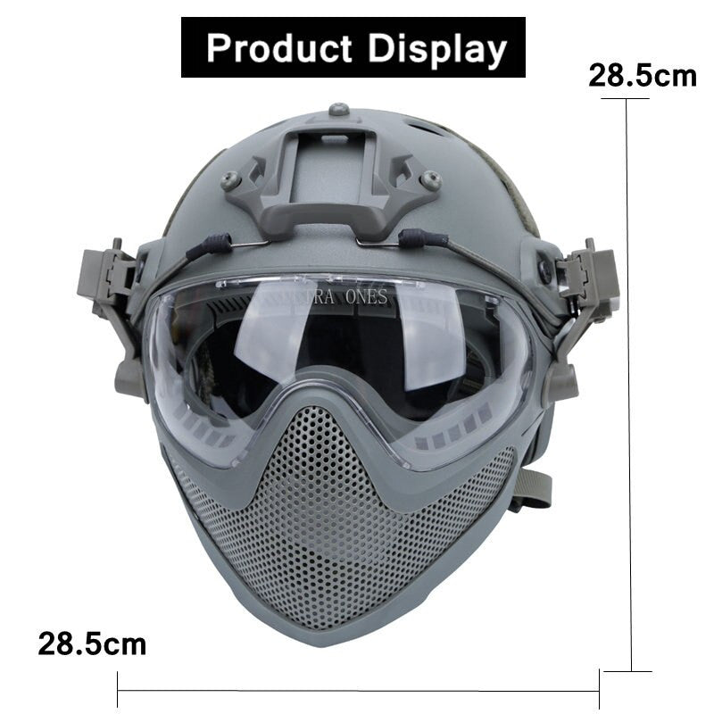 Tactical Helmet Military Game Cs Airsoft-5