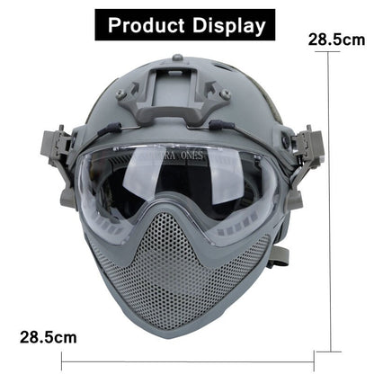 Tactical Helmet Military Game Cs Airsoft-5