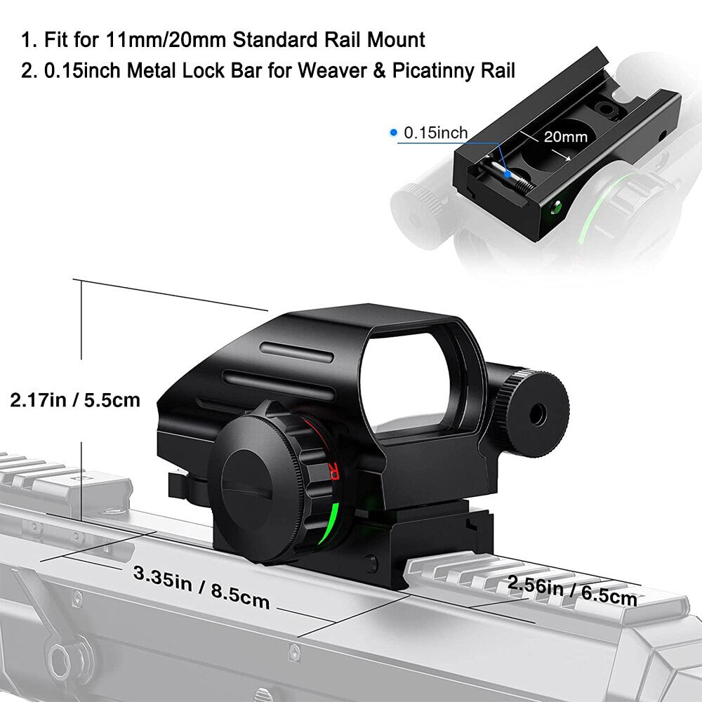 Tactical Reflex Red Green Laser Scope-1