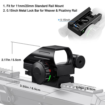 Tactical Reflex Red Green Laser Scope-1
