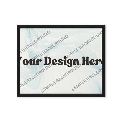 Design Your Own Framed Canvas