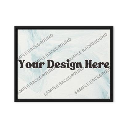 Design Your Own Framed Canvas