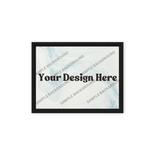 Design Your Own Framed Canvas