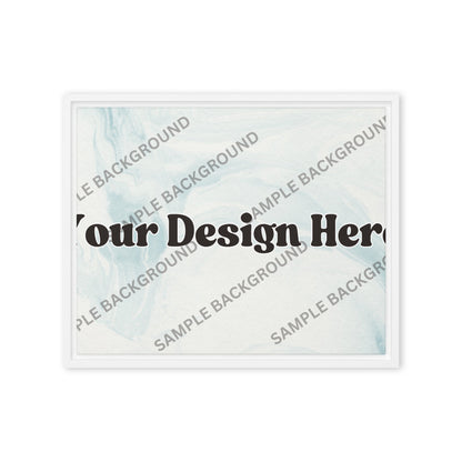 Design Your Own Framed Canvas