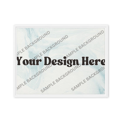 Design Your Own Framed Canvas