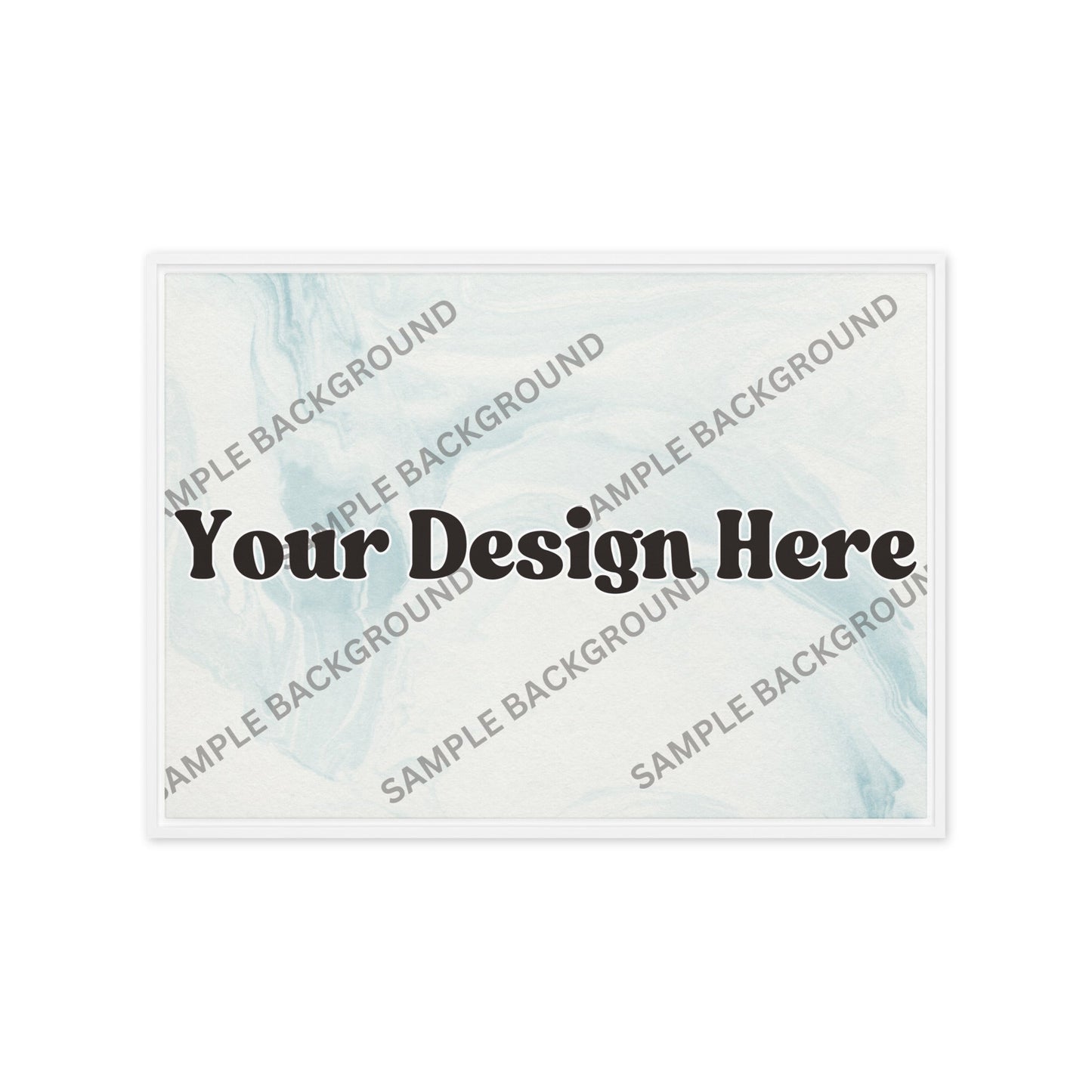 Design Your Own Framed Canvas