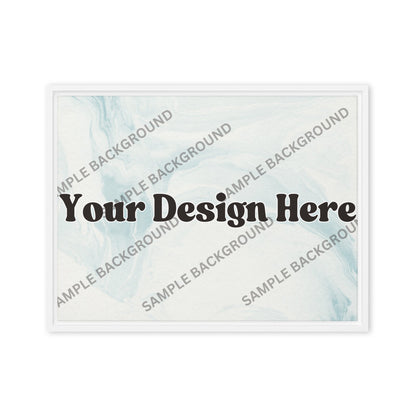 Design Your Own Framed Canvas