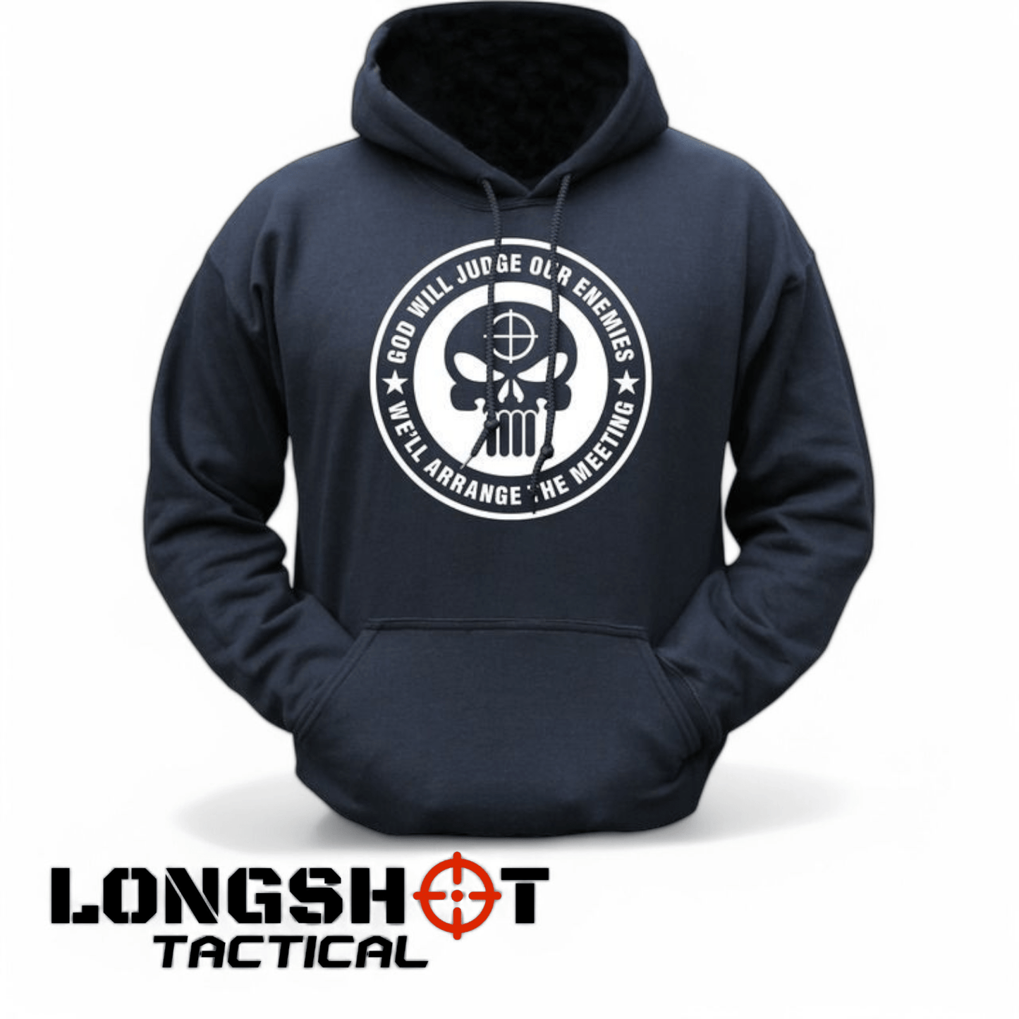 God Will Judge Hoodie – Black