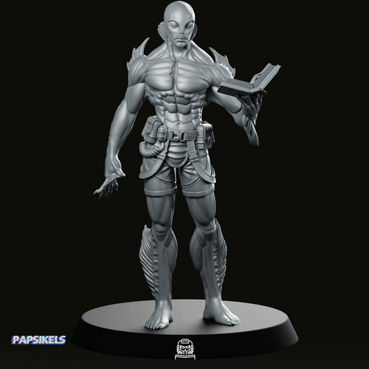Humanoid Amphibious Man 2 Miniature