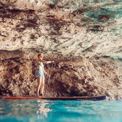 Wooden Menace 11'2 Inflatable Paddle Board | SUP With Seat