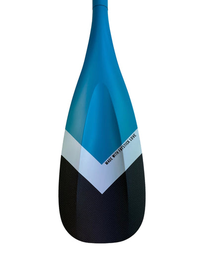 FREE BAG | 3 Piece Full Carbon Paddle Board Paddle - Blue/Pink/Black