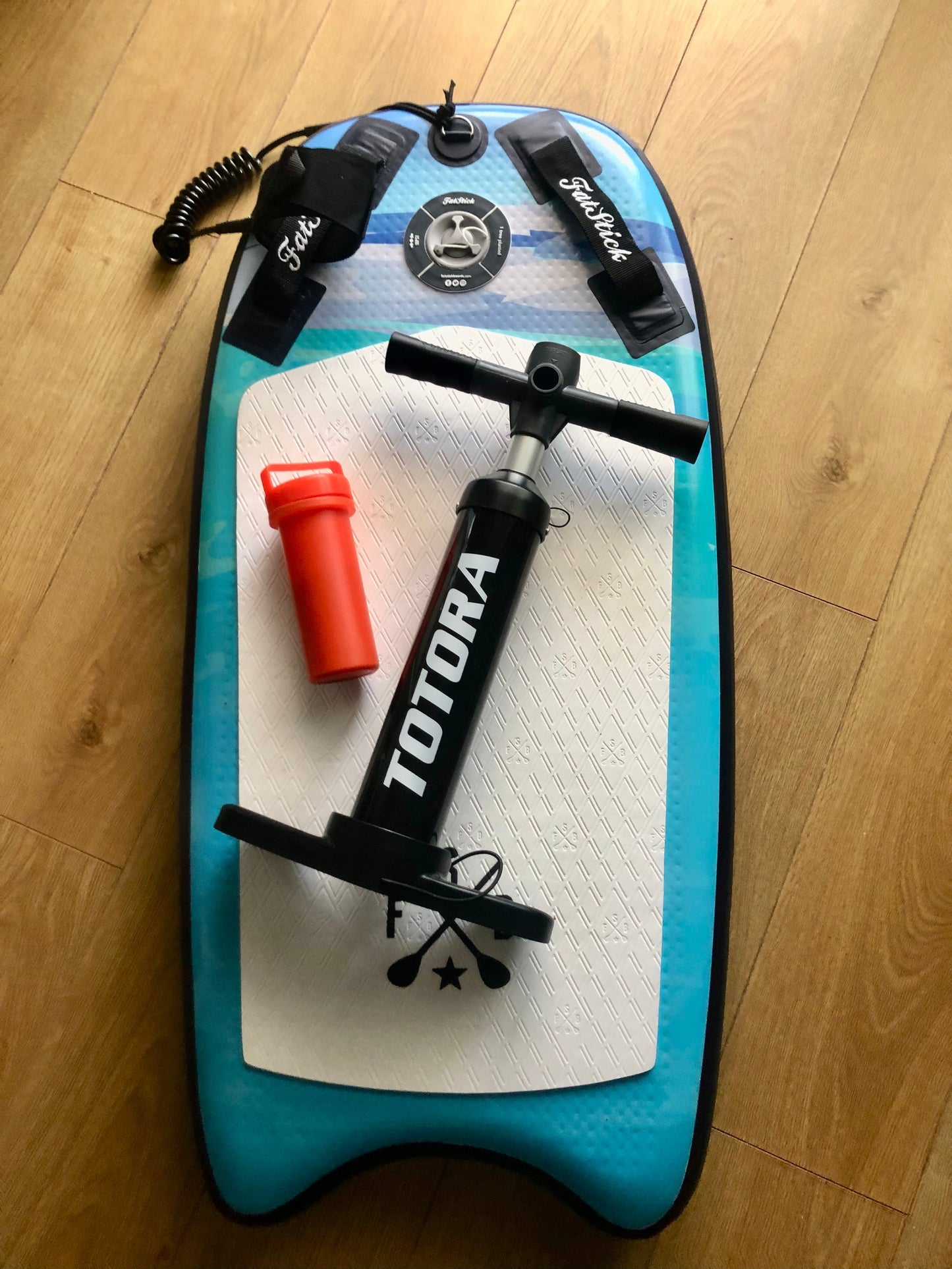 Inflatable 43" FatStick Body Board Package