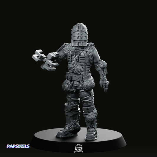 Infested Colonial Space Combat Engineer 5 Miniature