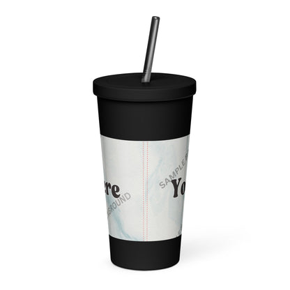 Design Your Own Insulated Tumbler With a Straw