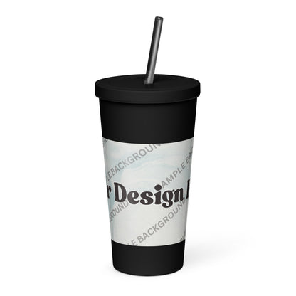 Design Your Own Insulated Tumbler With a Straw