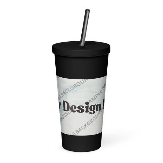 Design Your Own Insulated Tumbler With a Straw