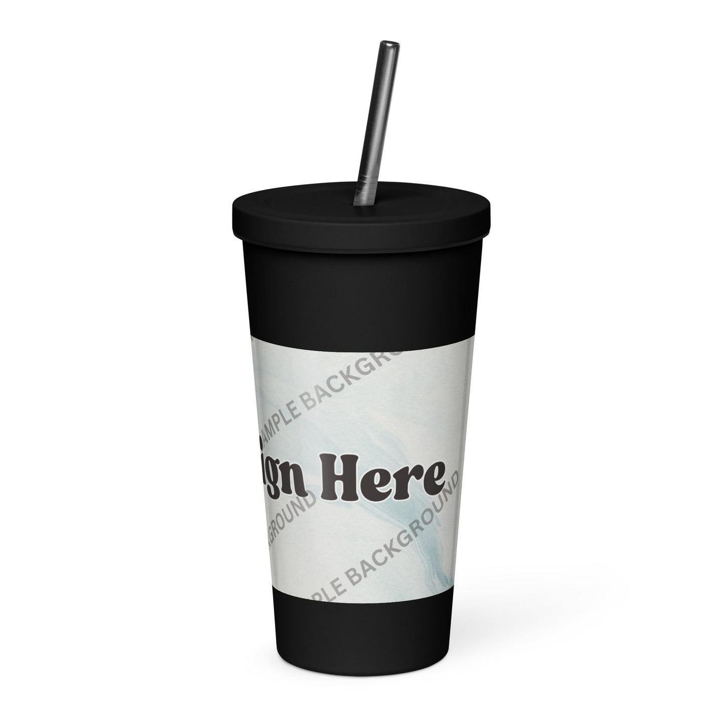 Design Your Own Insulated Tumbler With a Straw