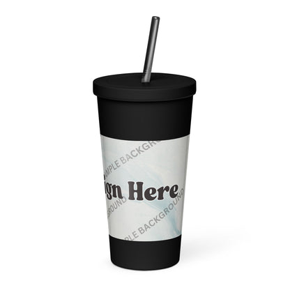 Design Your Own Insulated Tumbler With a Straw