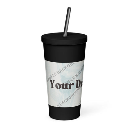 Design Your Own Insulated Tumbler With a Straw