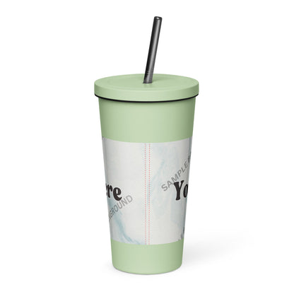 Design Your Own Insulated Tumbler With a Straw