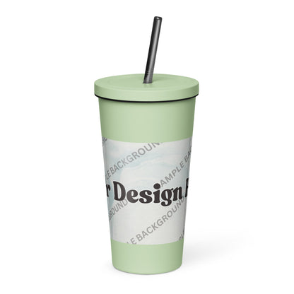 Design Your Own Insulated Tumbler With a Straw