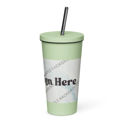 Design Your Own Insulated Tumbler With a Straw