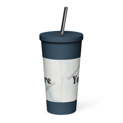 Design Your Own Insulated Tumbler With a Straw