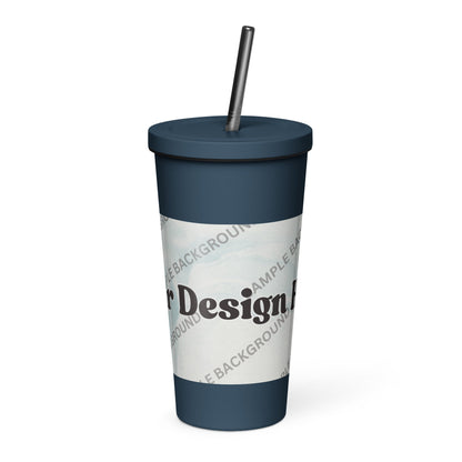Design Your Own Insulated Tumbler With a Straw