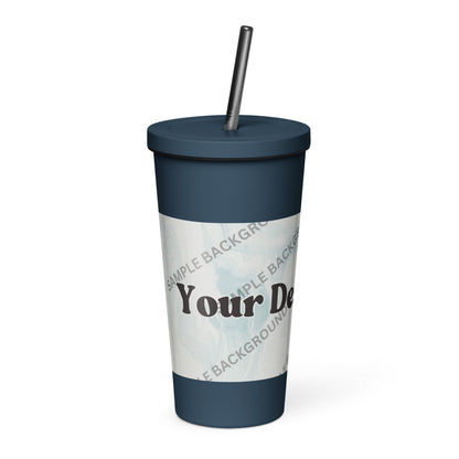 Design Your Own Insulated Tumbler With a Straw