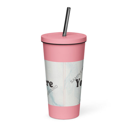 Design Your Own Insulated Tumbler With a Straw