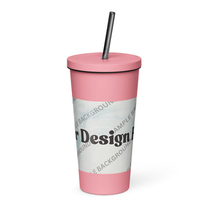 Design Your Own Insulated Tumbler With a Straw