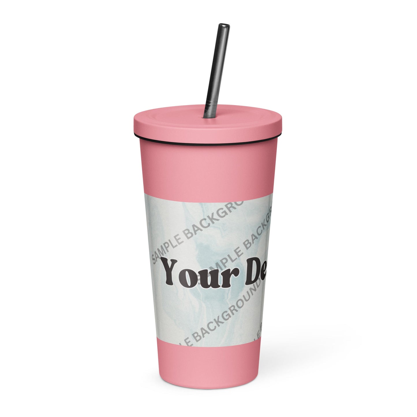 Design Your Own Insulated Tumbler With a Straw