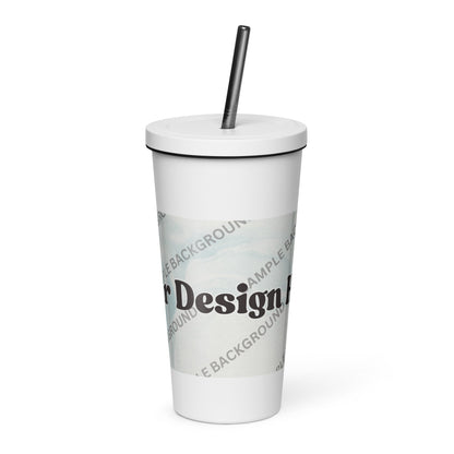 Design Your Own Insulated Tumbler With a Straw