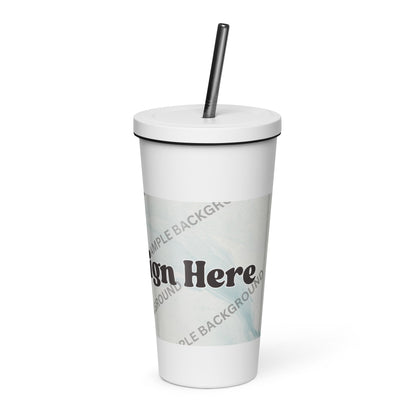 Design Your Own Insulated Tumbler With a Straw