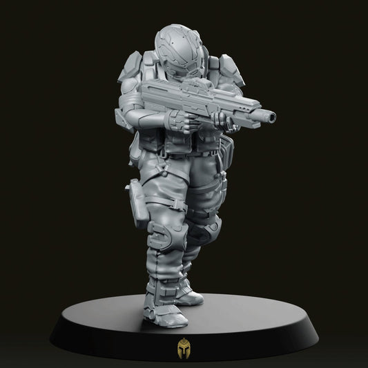 Jett Techno Guard Cyberpunk Miniature