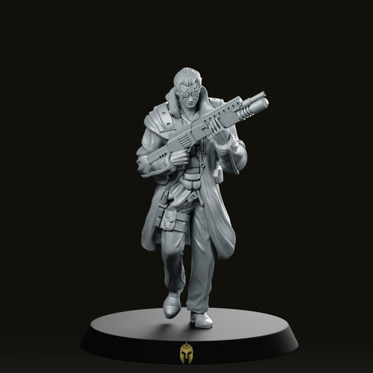 John Bishop Cyberpunk Miniature