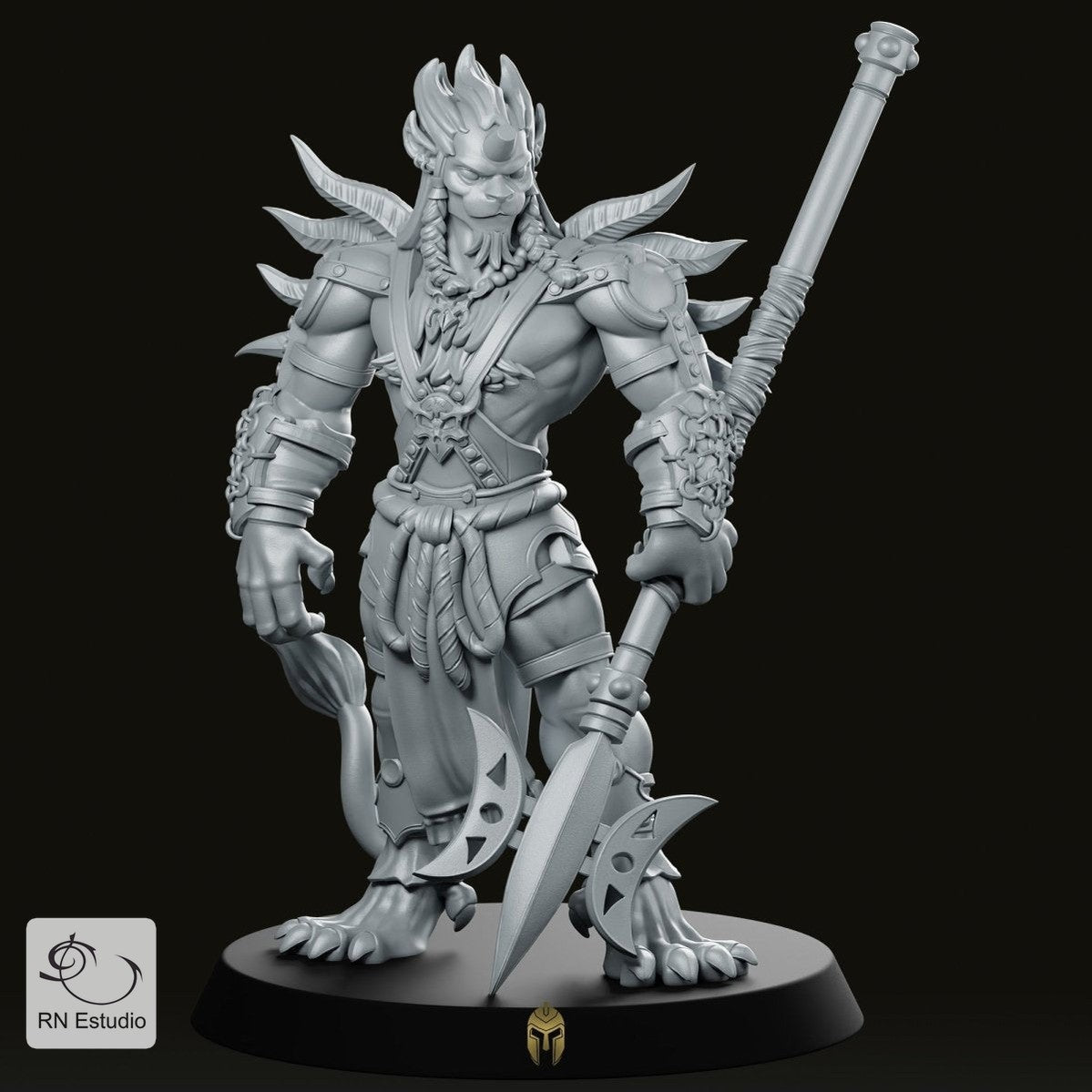 Kihmari Warrior Fantasy Miniature