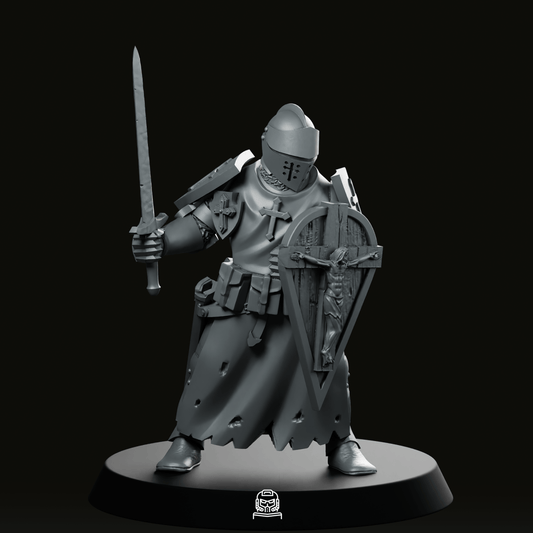 Trench Crusade  Knight Miniature