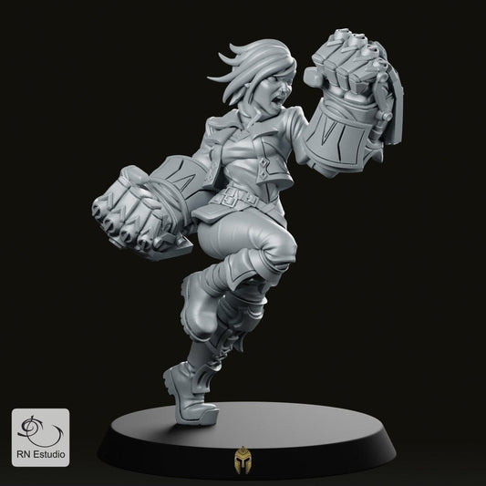 LOL VI Female Fighter Miniature