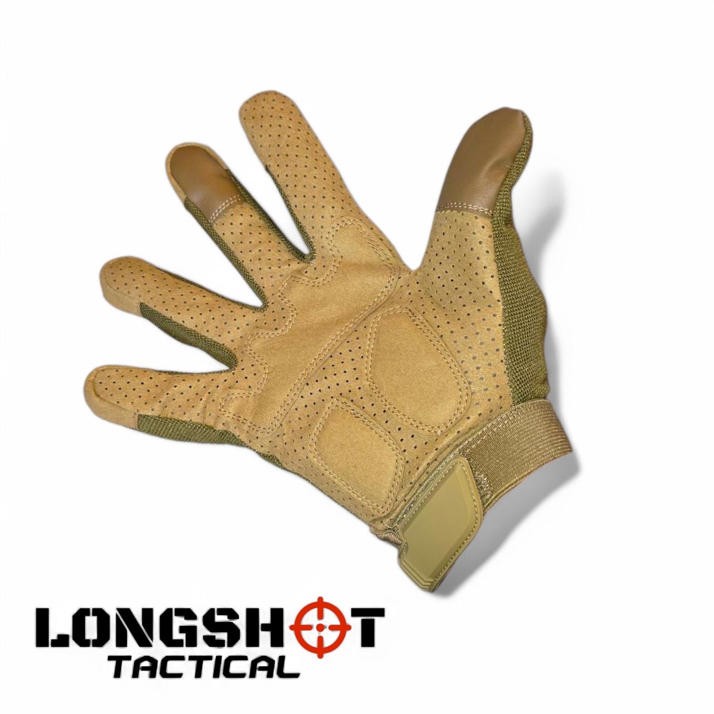 Longshot Tactical Airsoft Gloves With Knuckle Protection