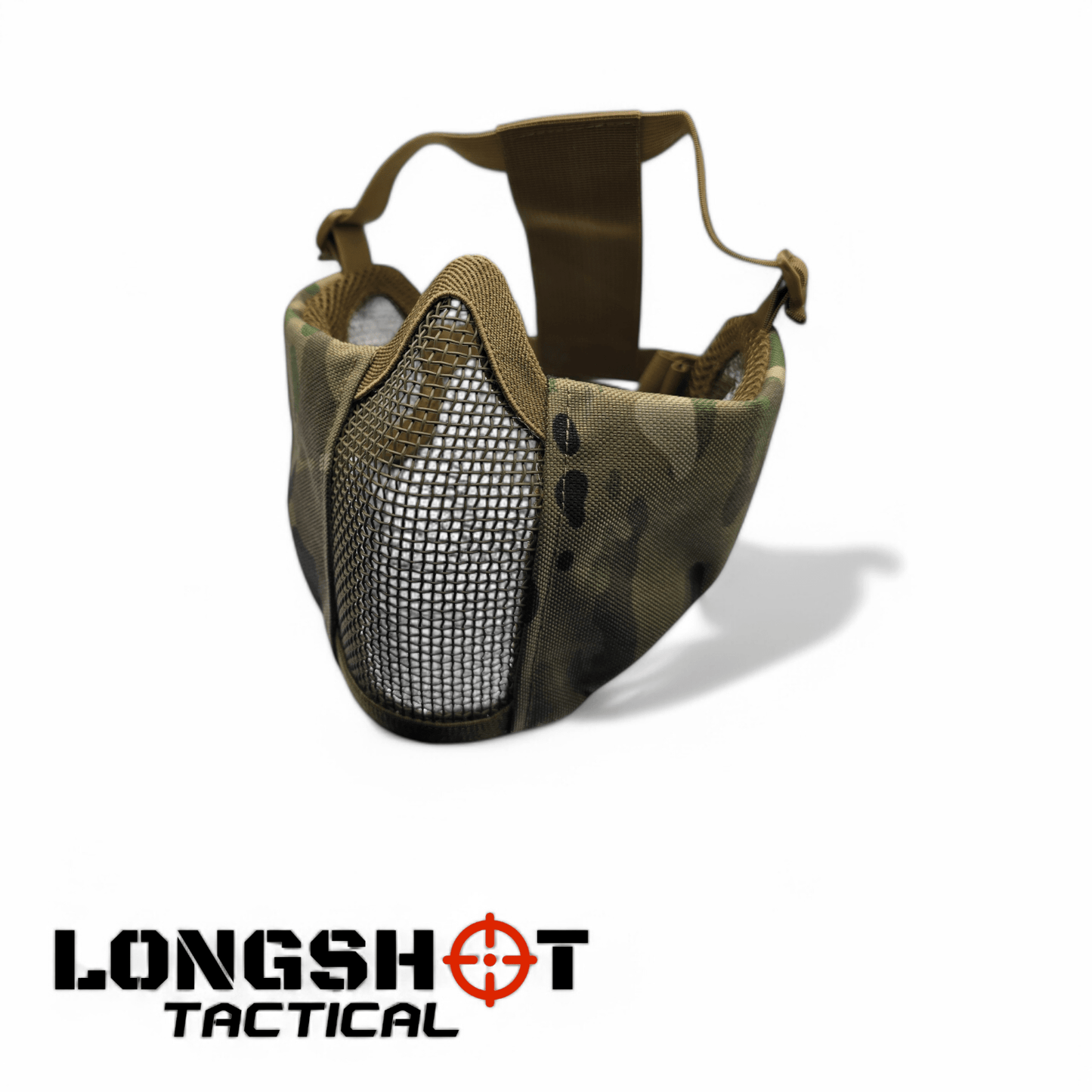 Longshot Tactical Airsoft Mesh Face Mask - MTP style