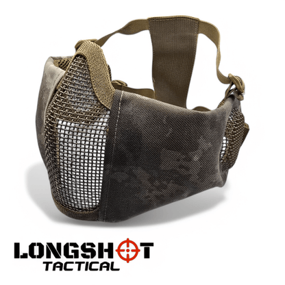 Longshot Tactical Airsoft Mesh Face Mask - Urban Dust