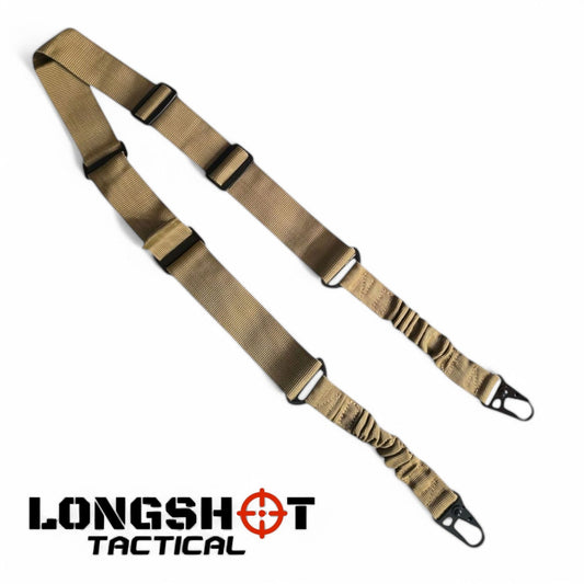 Longshot Tactical Airsoft Rifle Sling — Tan