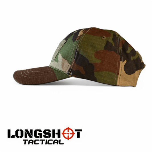 Longshot Tactical Baseball Cap - DPM style woodland camo