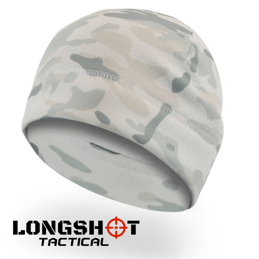Longshot Tactical Beanie Hat - Snow Camo