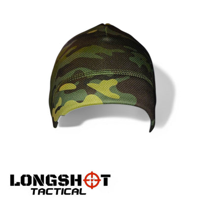 Longshot Tactical Beanie Hat - Woodland Camo
