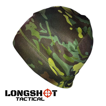 Longshot Tactical Beanie Hat - Woodland Camo
